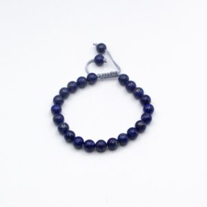 Royal Blue Lapis Lazuli Bracelet – Wisdom & Leadership (Alpine Spiritual UAE)