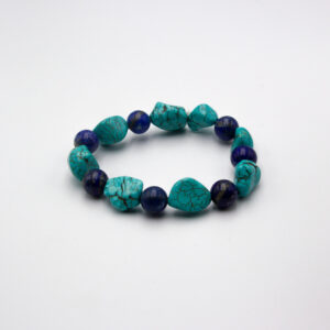 Turquoise & Lapis Lazuli Healing Bracelet