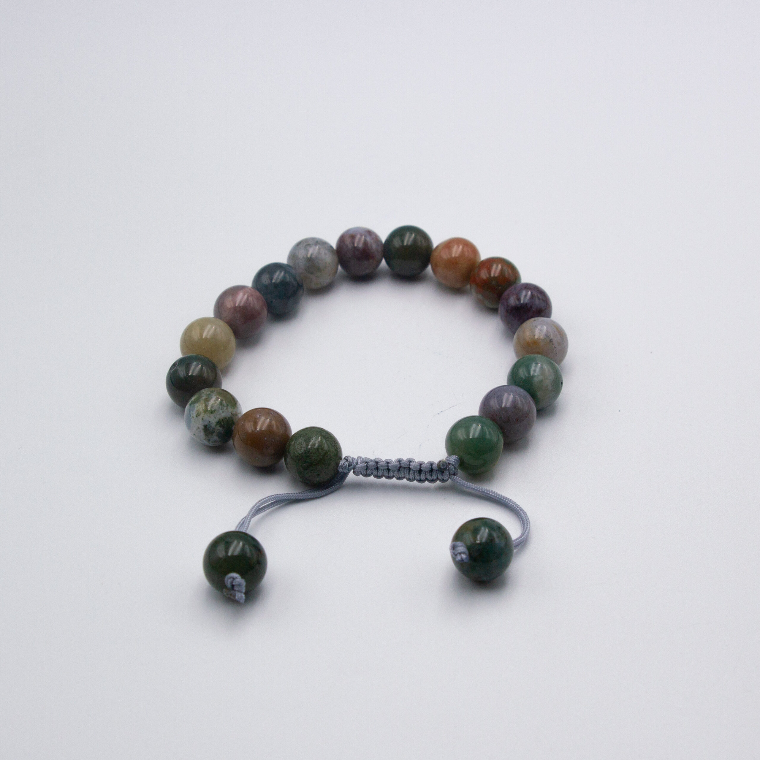 Natural Bloodstone Crystal Bracelet (10mm)