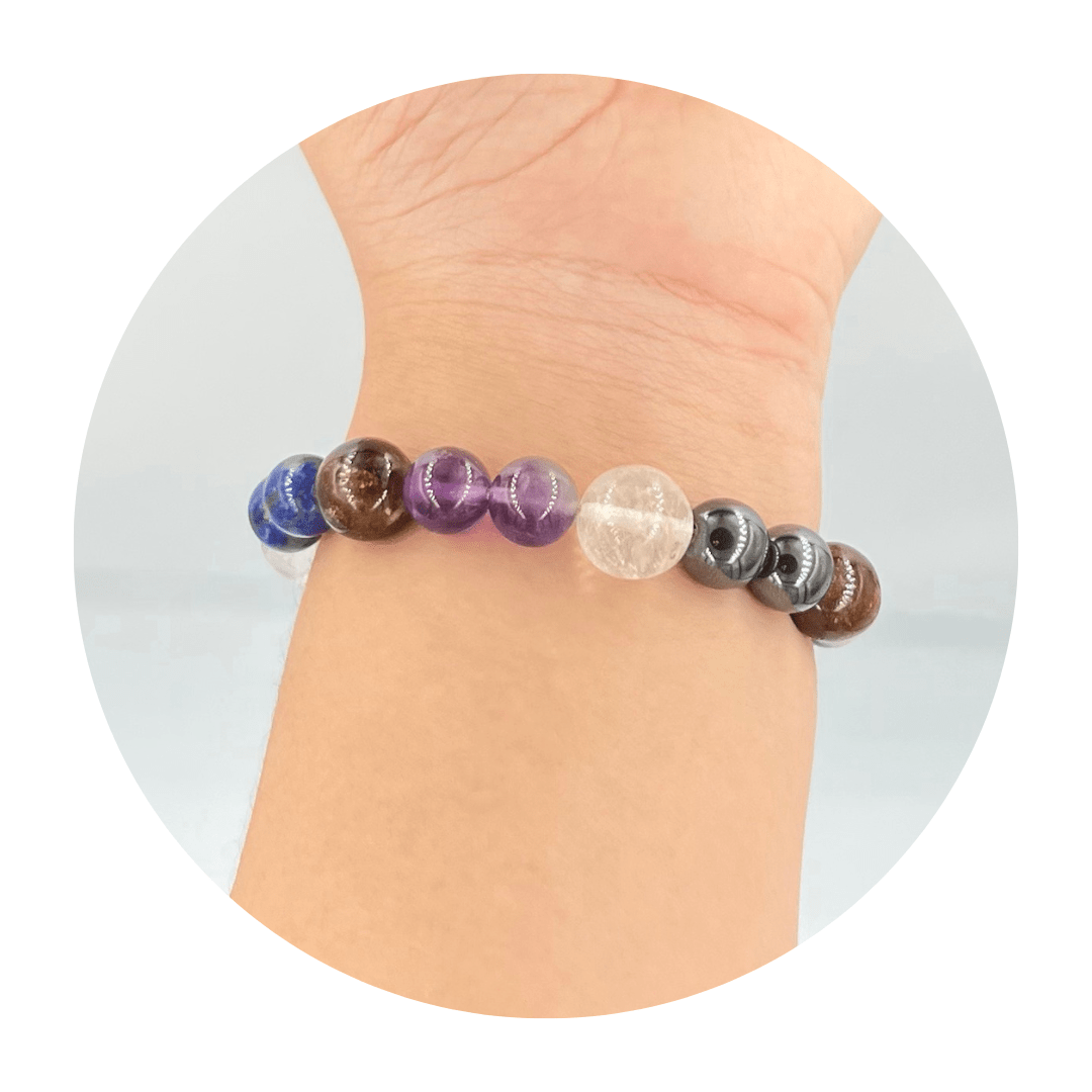 Natural Healing Crystal Bracelet for Good Health (10 mm)