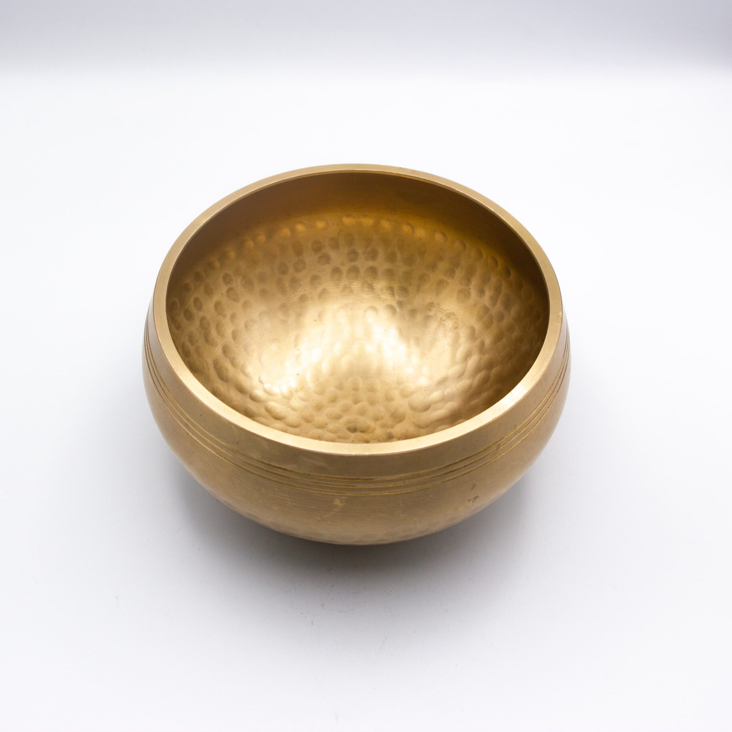 Authentic Himalayan Pure Golden Shinning Singing Bowl Single Set Handcrafted in Nepal Medium (455 grams) Includes Traditional Wooden Striker and Silk Cushion – Ideal for Healing, Mindfulness, Meditation, and Yoga - Image 5