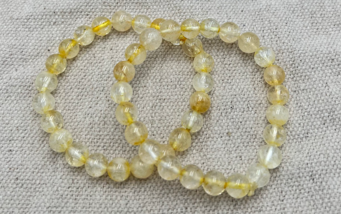 Authentic Natural Citrine Crystal Bracelet (8 mm) - Image 6