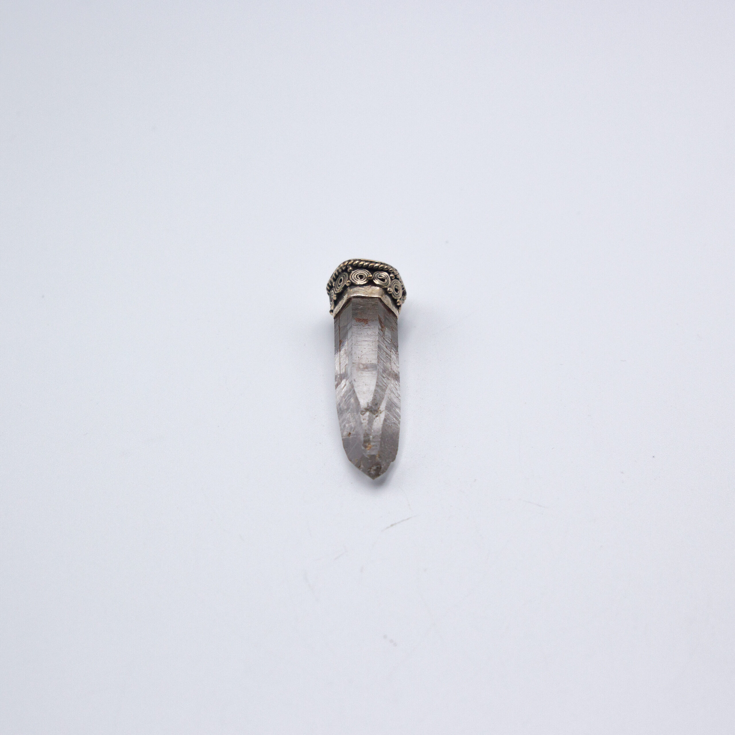 Ganesh Himal Natural Clear Quartz Point Pendant 5.5 cm