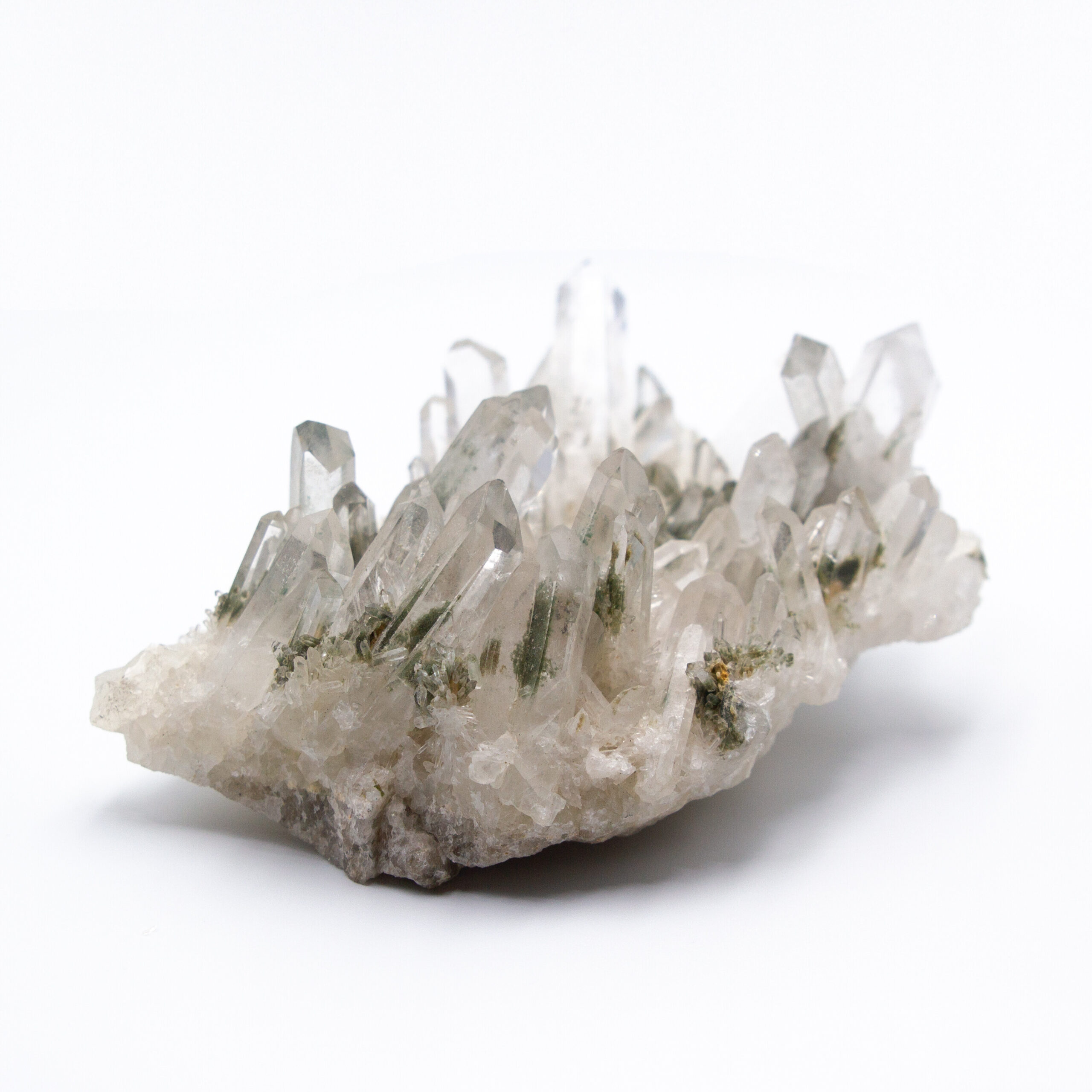 Makalu Mount Natural Clear Quartz and Chlorite Quartz Cluster – from Himalayas in Nepal