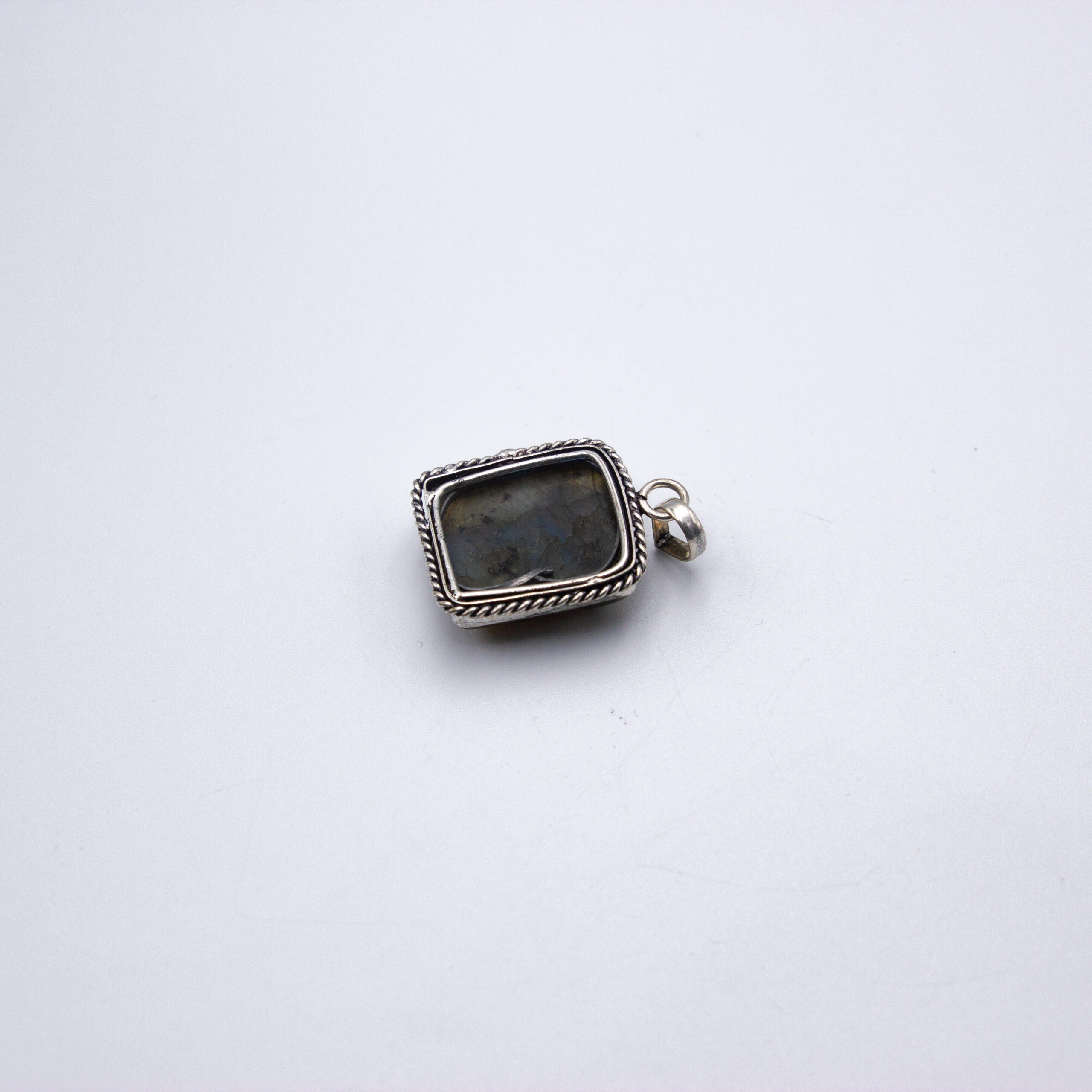 Natural Labradorite Crystal Locket Necklace - Image 5