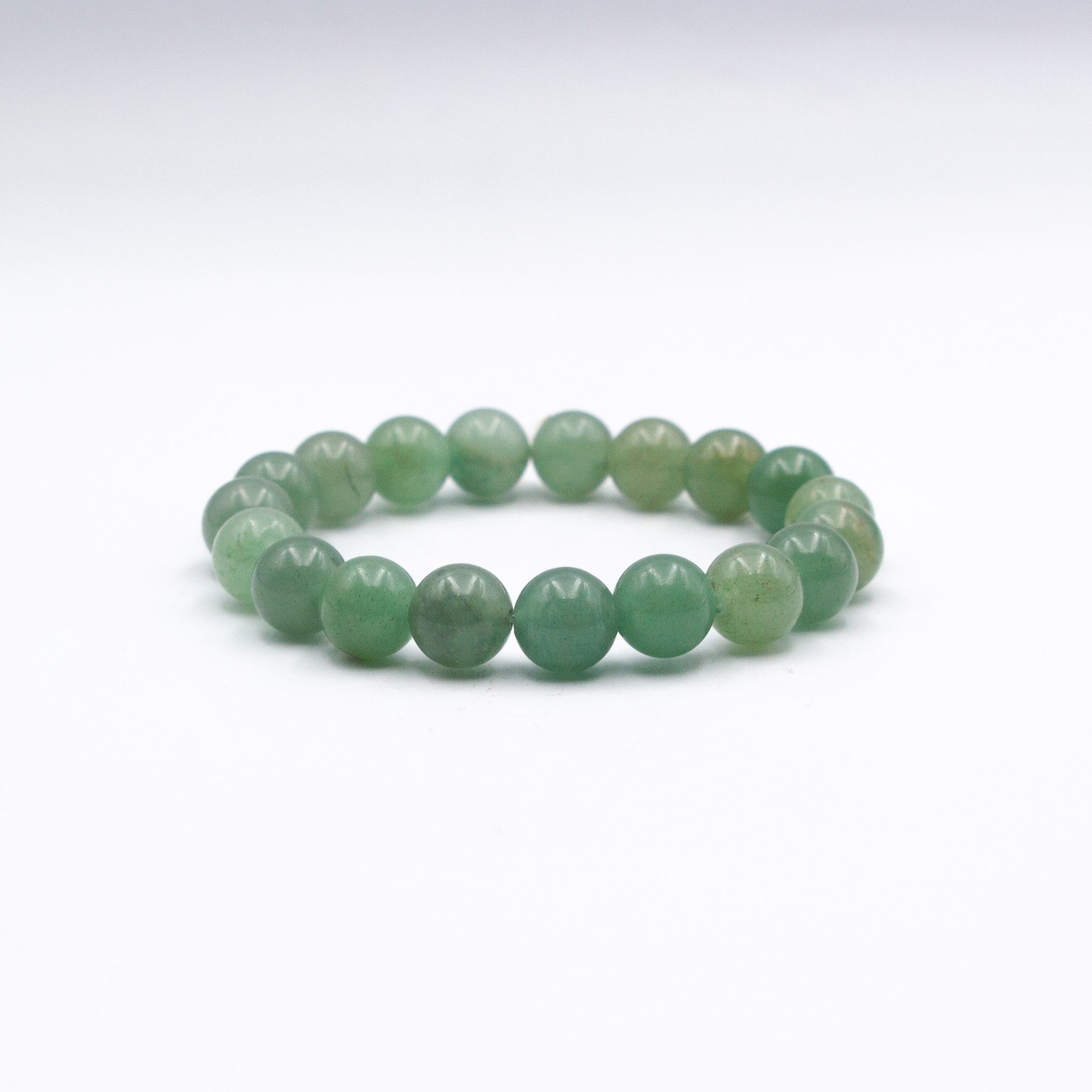 Natural Green Aventurine Crystal Bracelet (10mm)