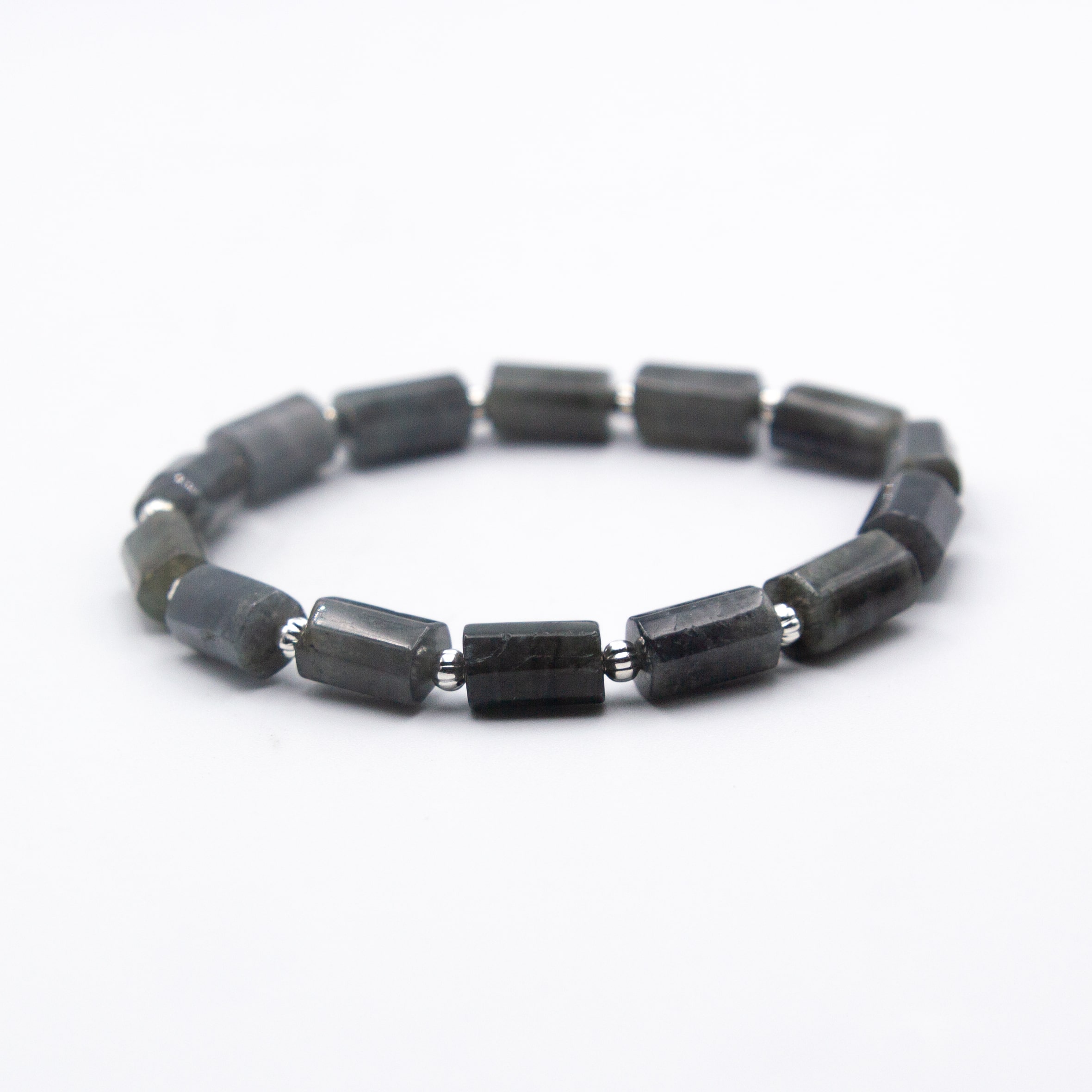 Labradorite Stone  Natural Crystals Bracelets 8 mm