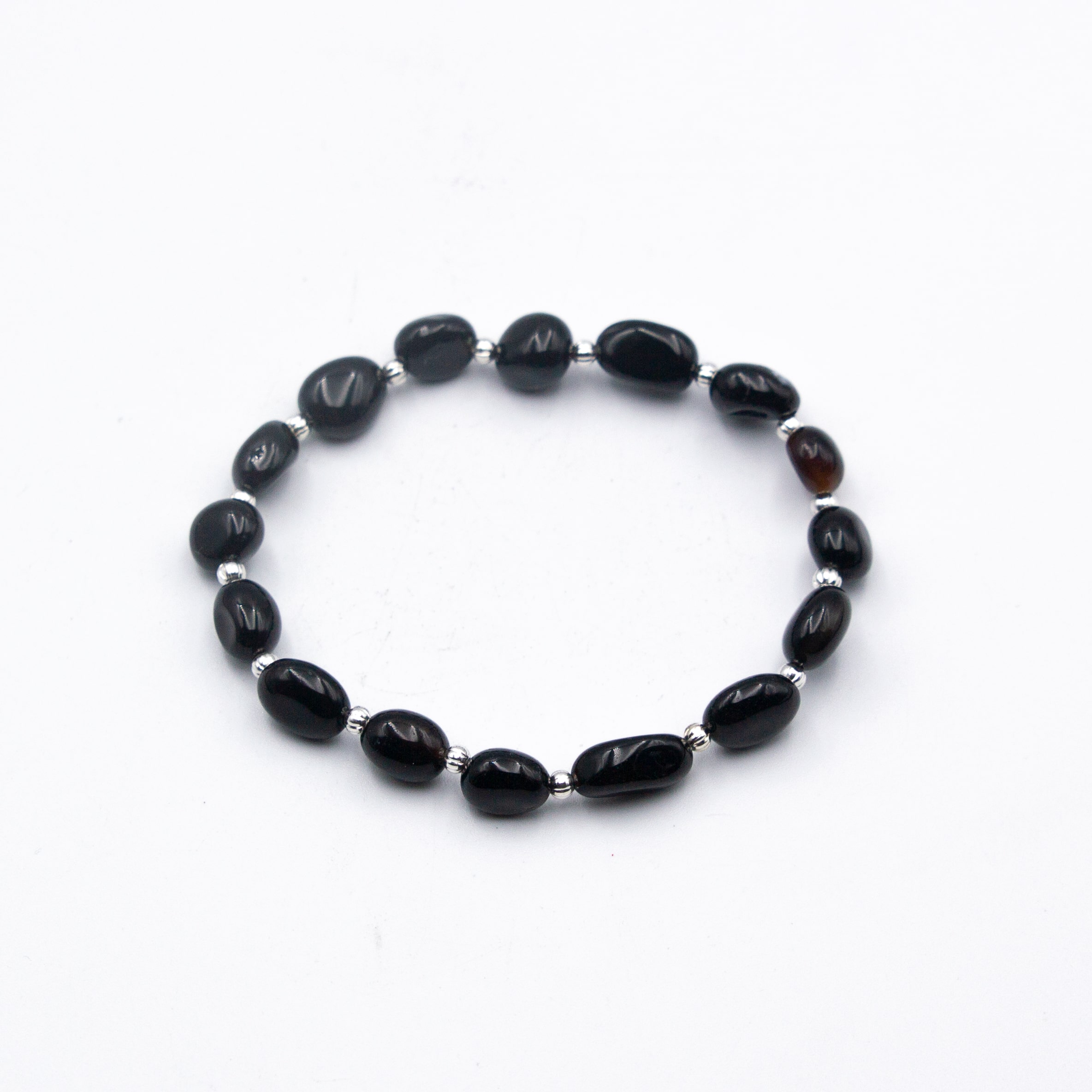 Black Obsidian Crystal Bracelets The Timeless Beauty of Pearl Shapes - Image 2