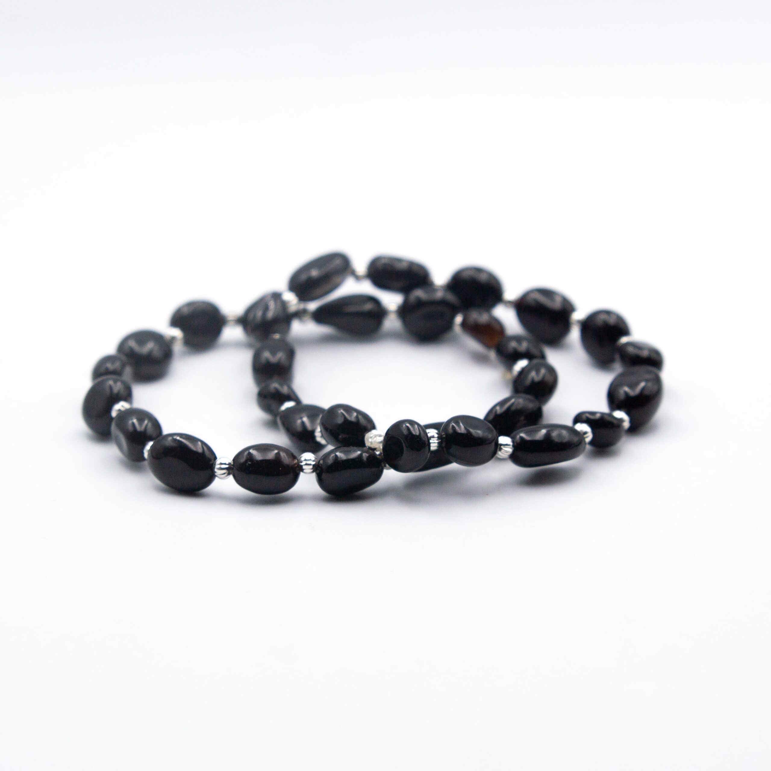 Black Obsidian Crystal Bracelets The Timeless Beauty of Pearl Shapes - Image 3